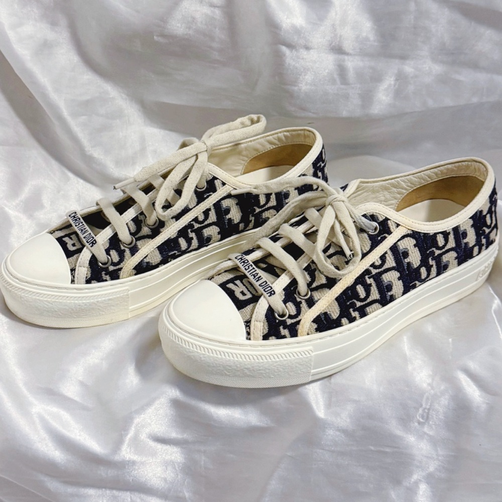 Dior Monogram Deep Blue Walk'n'Dior Sneaker